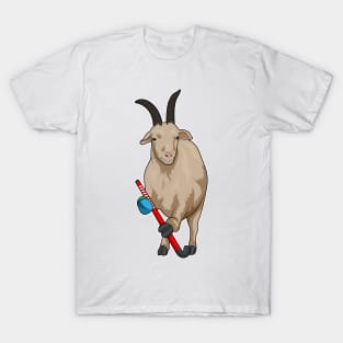 Goat Hockey Hockey stick T-Shirt